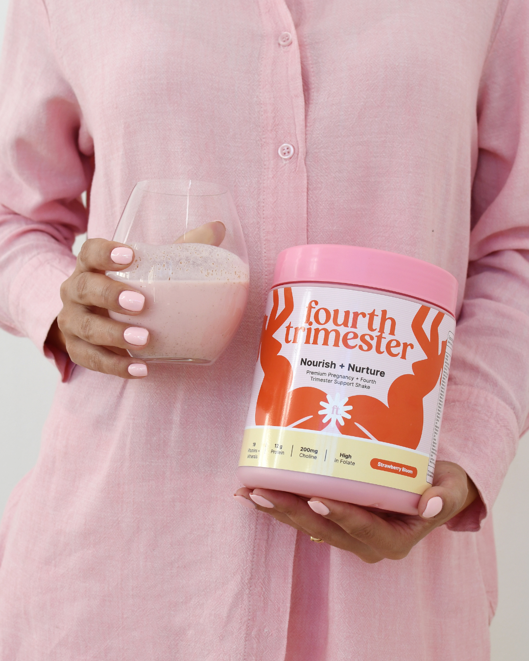 Nourish + Nurture by Fourth Trimester – Pregnancy + Postpartum Support Shake – 700g