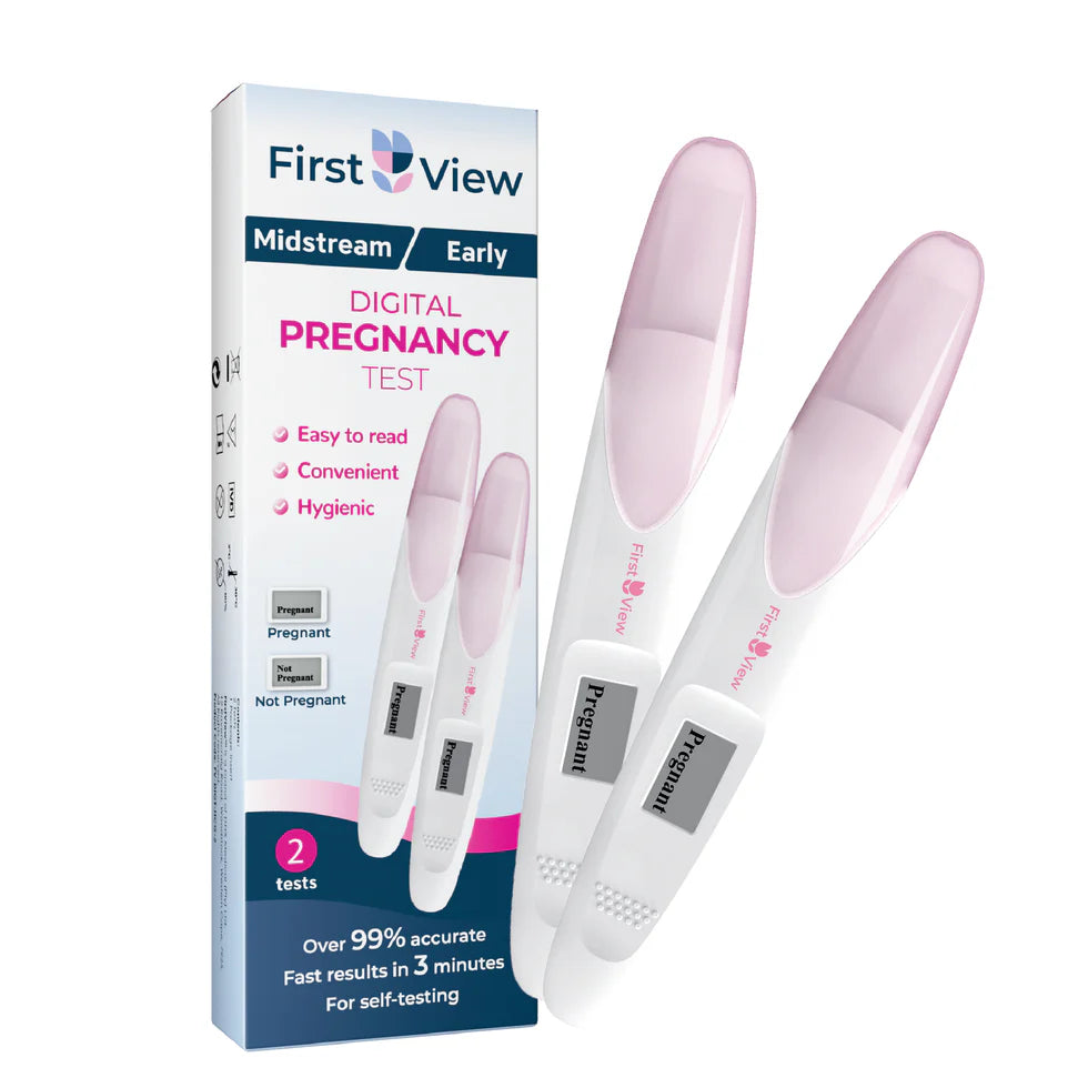 First View Digital Early Pregnancy Test – 2 Tests
