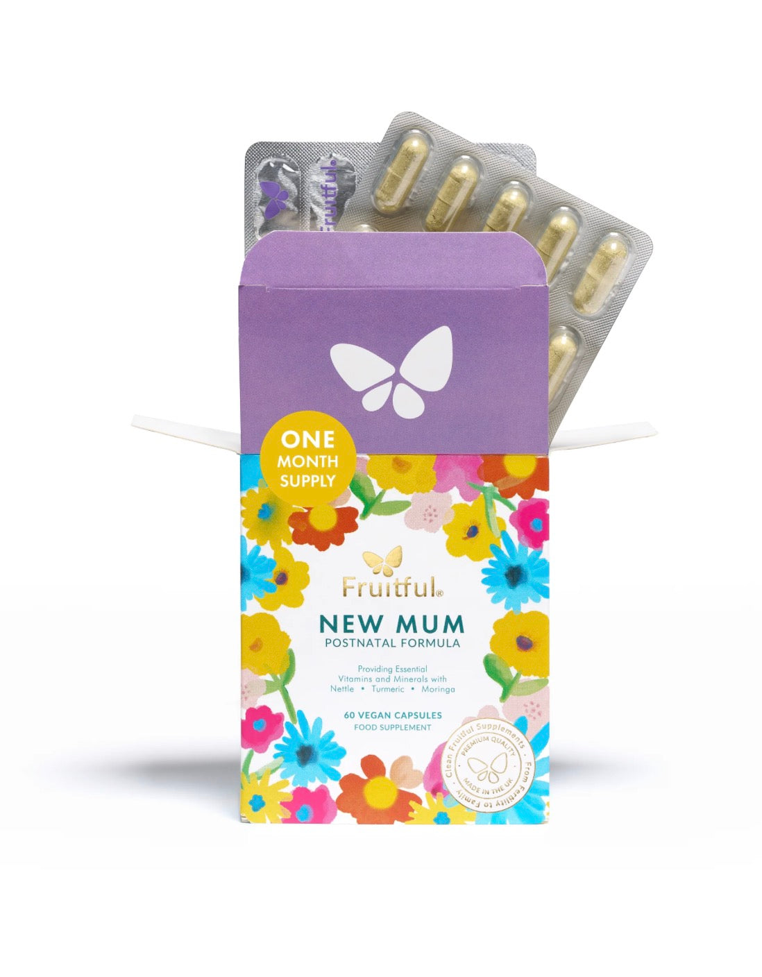 Vegan Postnatal Multivitamin for New Mums – Fruitful®