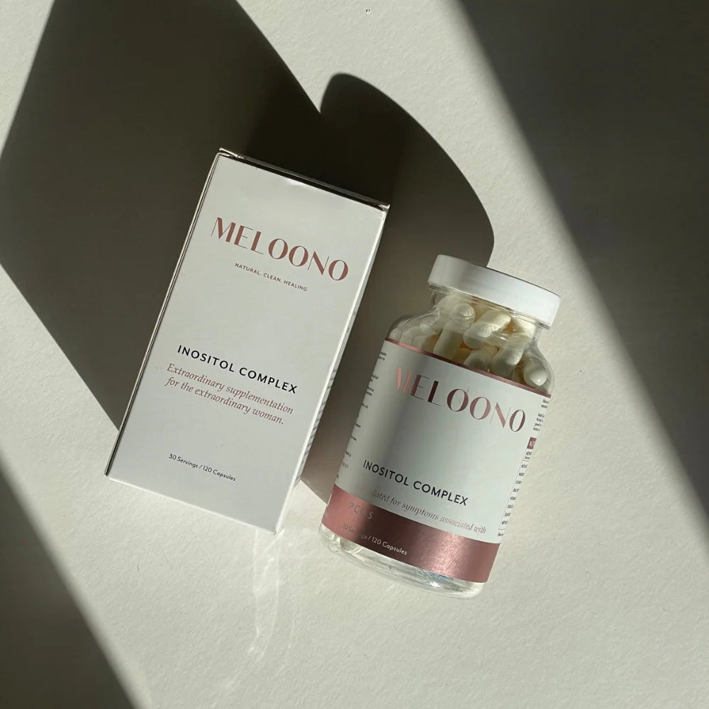 Meloono Inositol Complex vegan capsules for cycle regulation