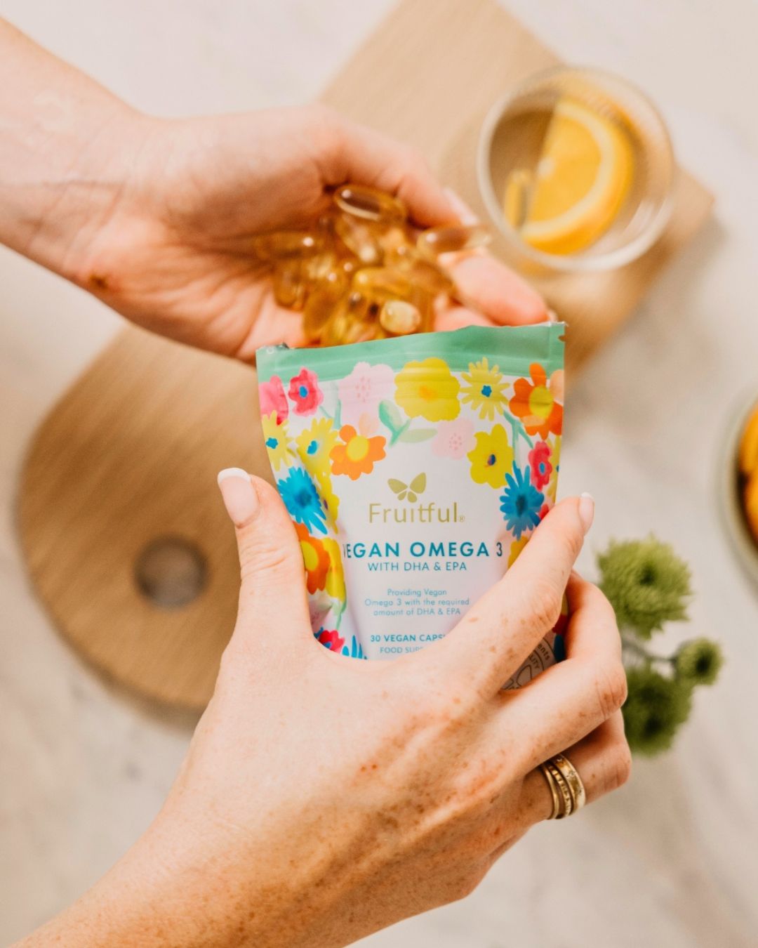 Vegan Omega-3 with Algal DHA & EPA – Fruitful®
