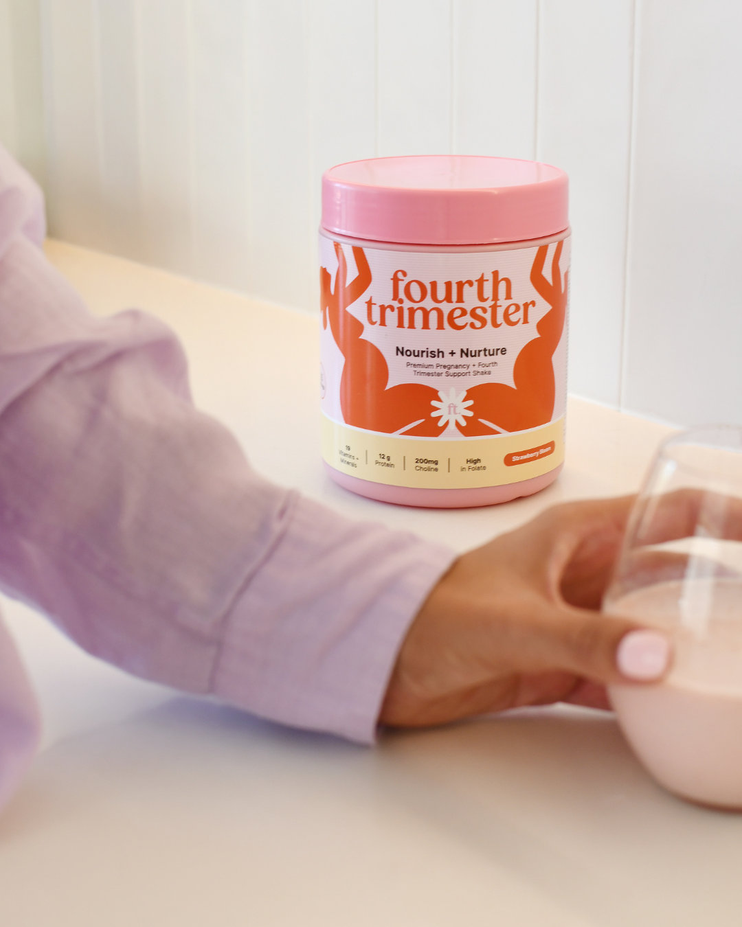 Nourish + Nurture by Fourth Trimester – Pregnancy + Postpartum Support Shake – 700g