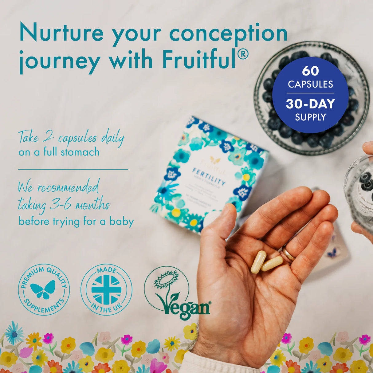Vegan Male Fertility Supplement – Fruitful® Fertility
