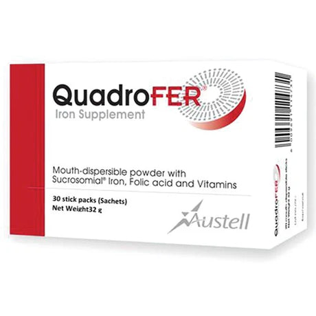 Austell QuadroFer | Sucrosomial Iron for TTC & Pregnancy – 30 Sachets
