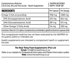 Mega Omega Supreme High-Strength Omega-3 – The Real Thing