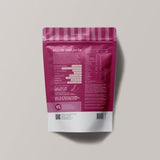 Simply Flourish All-In-One For Her ingredients label — collagen, magnesium, superfoods, probiotics and vitamins