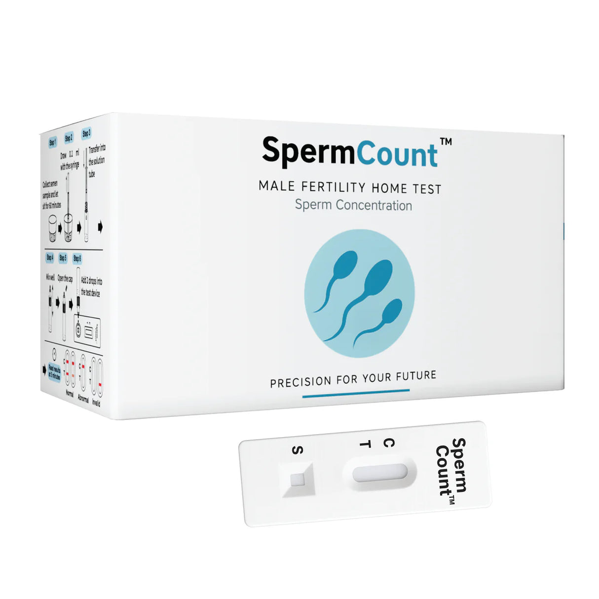 SpermCount Male Fertility Home Test – 1 Test Kit