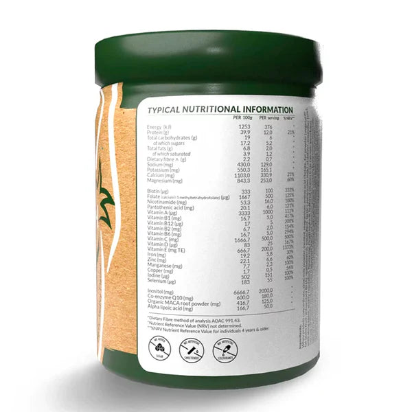 Ingredietns Advanced Fertility Support Shake